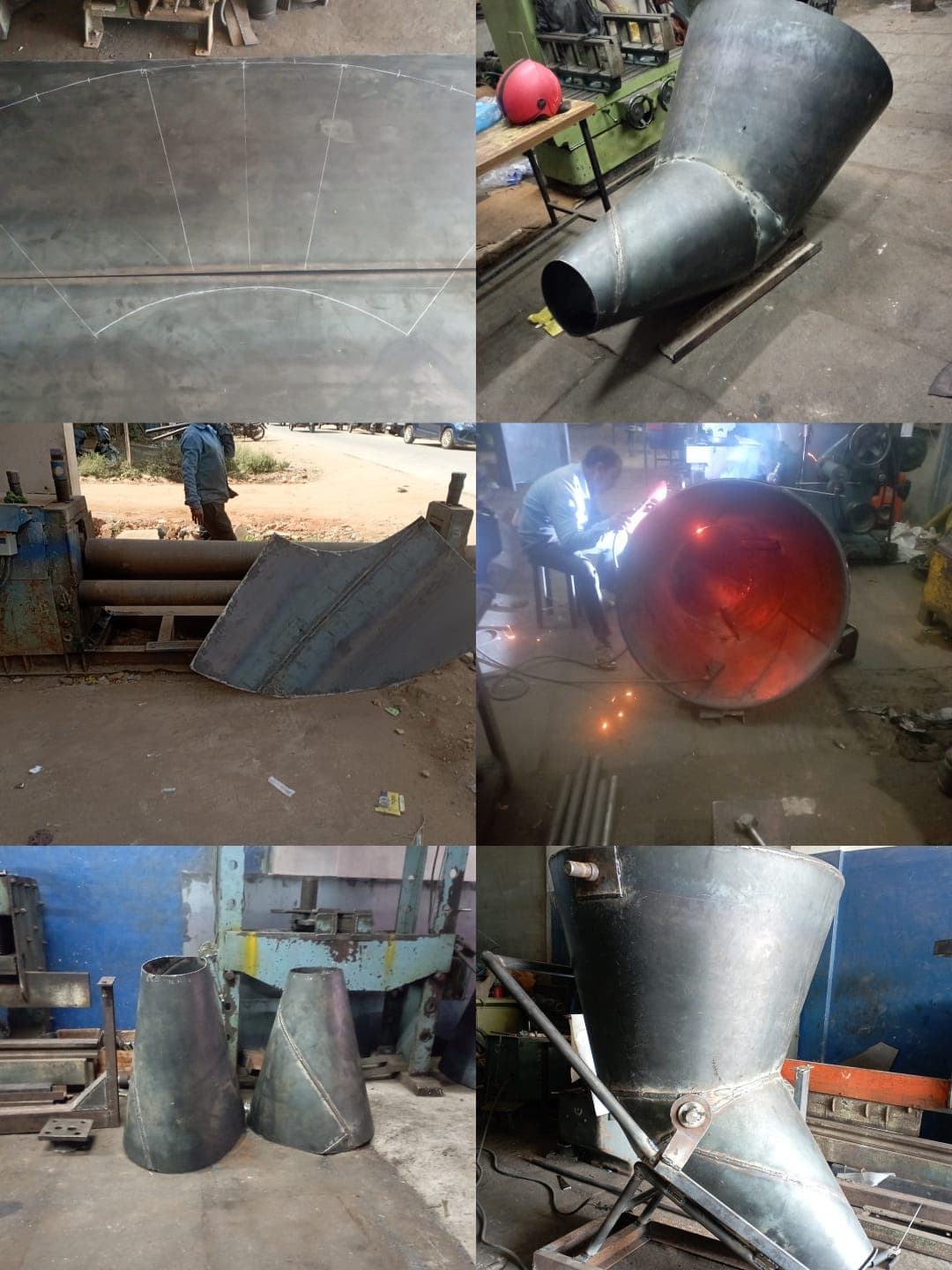 Making of concrete bucket
